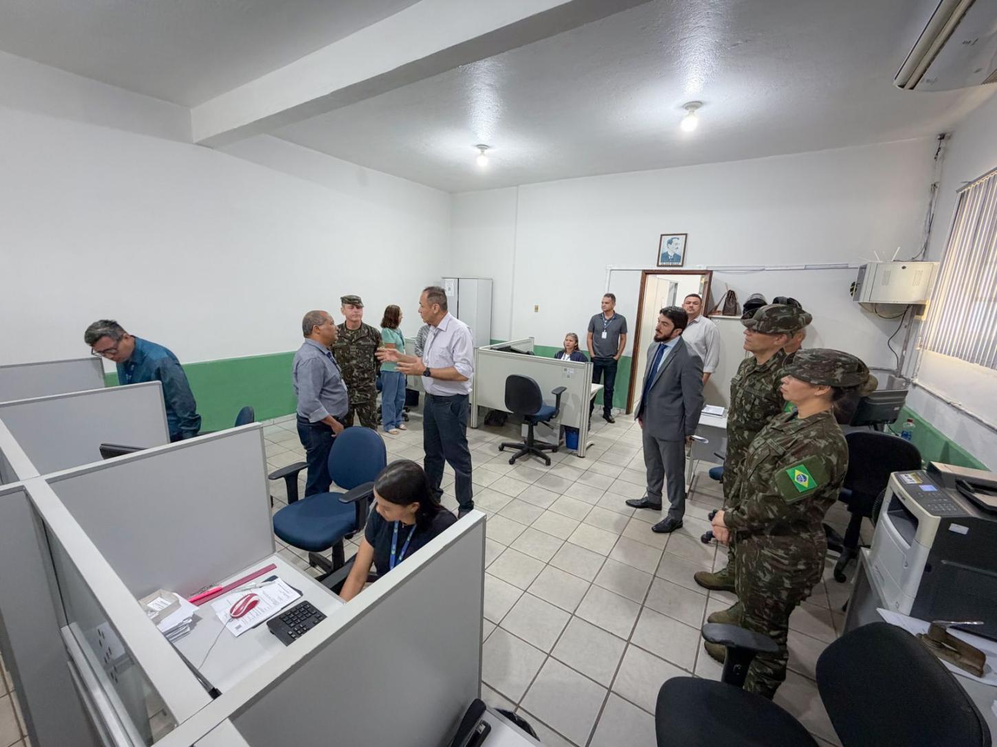 Junta Militar de Porto Velho recebe visita do Comando da 12ª Região