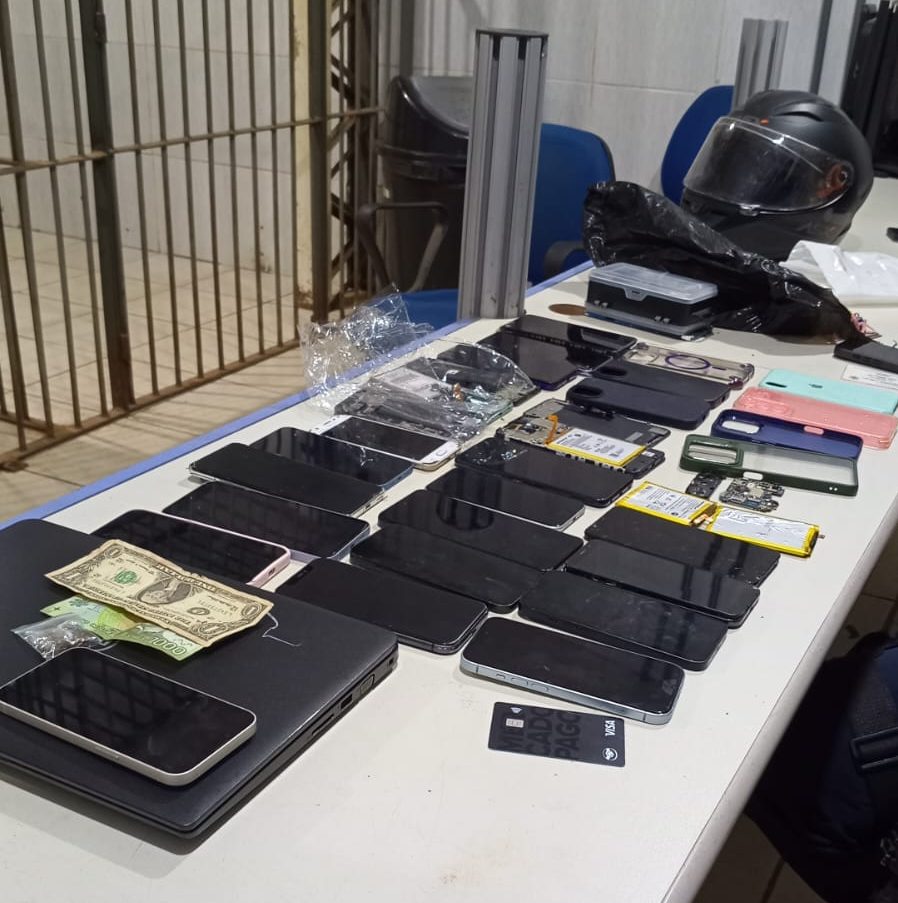 9º BPM recupera celulares e tablets e prende suspeito por receptação em Porto Velho