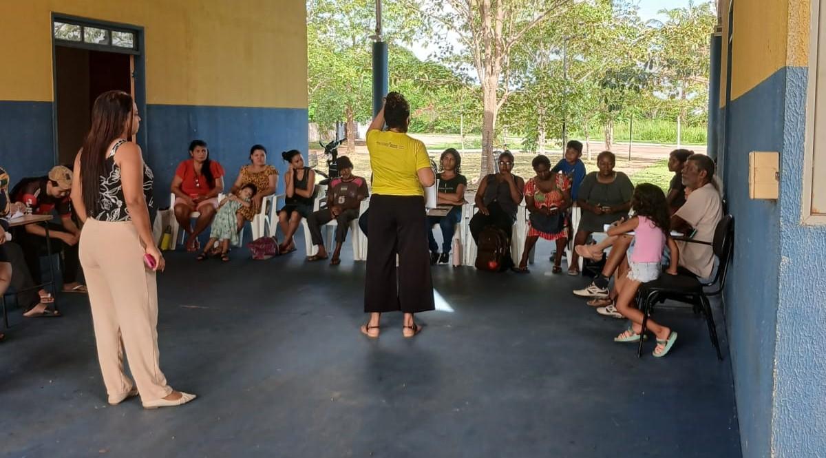 Cras Teodoro Crommo promove ação de conscientização e combate à violência