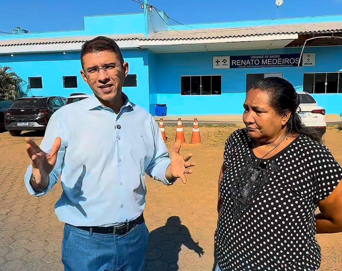 Pedro Geovar fiscaliza Unidade Renato Medeiros e acompanha atendimento à população