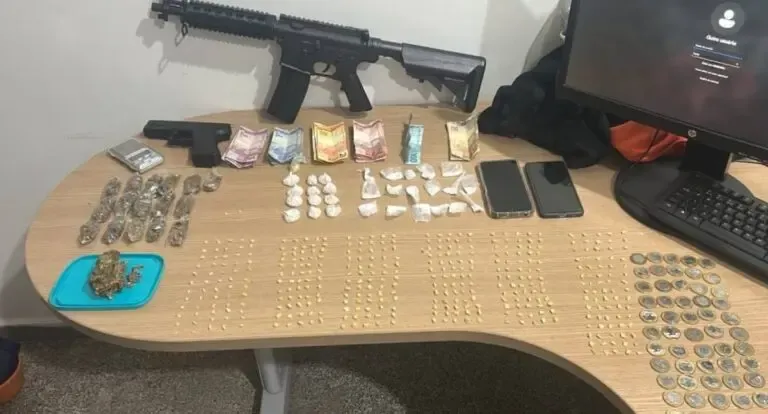 Operação integrada fecha ponto de tráfico e prende suspeitos em RO