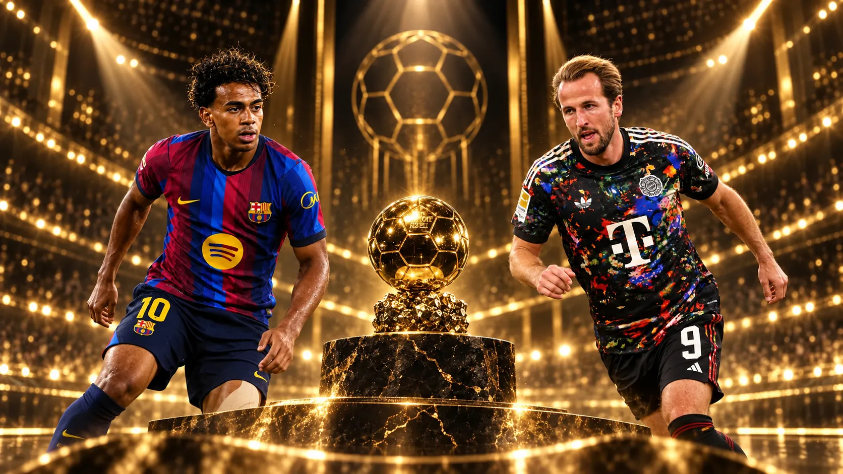 Bola de Ouro 2026: Entre Kane e Yamal, quem é o favorito para ganhar?
